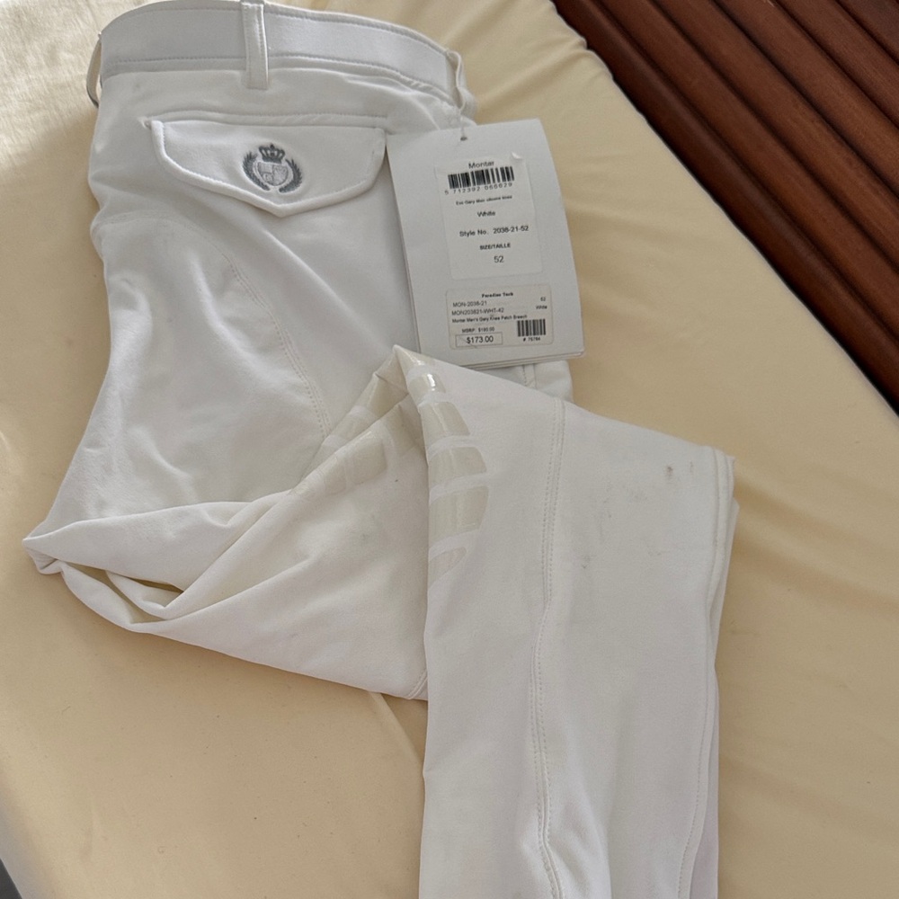 Men’s horseride Gary knee silicone white paradise track Montar